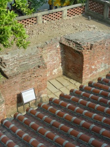 Old foundations to ChihKan Tower